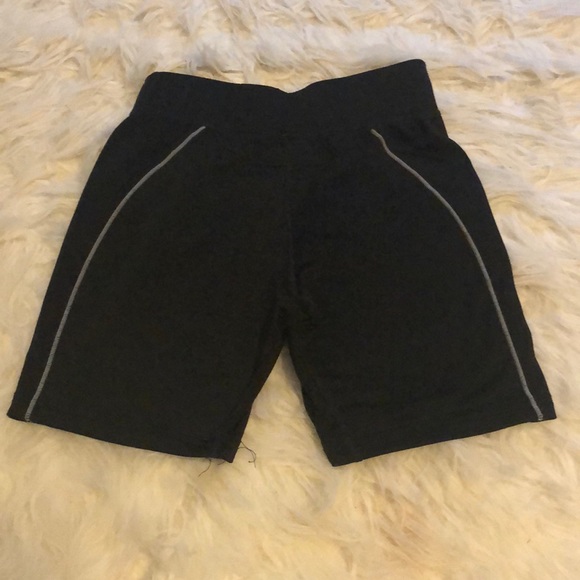 Black spandex biker shorts - Picture 2 of 4